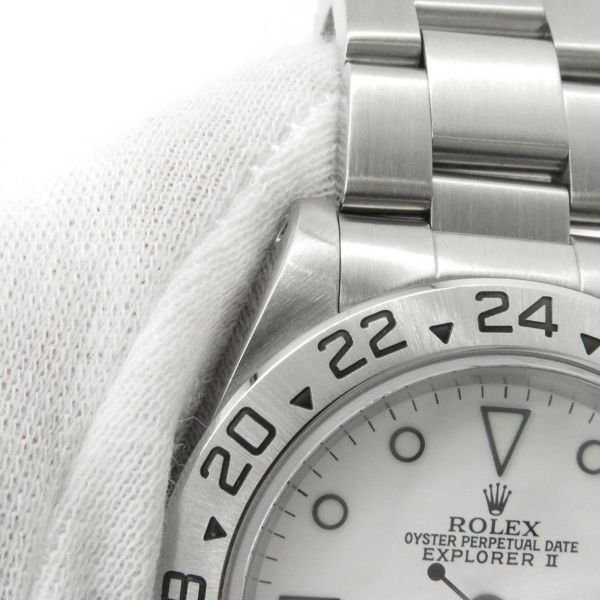ロレックス エクスプローラー2 A番 16570 ROLEX 腕時計 白文字盤