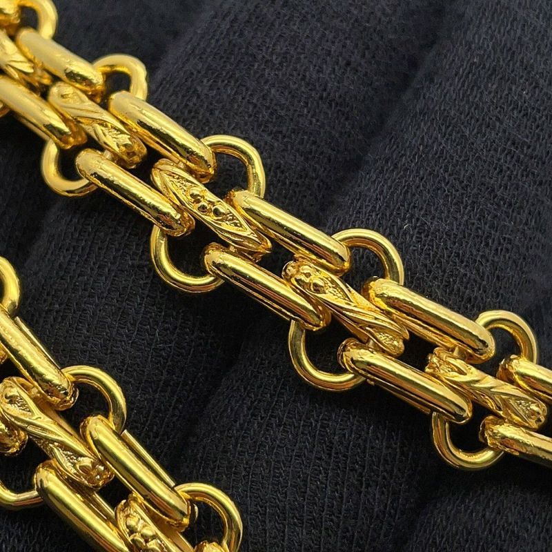 シャネル チェーンショルダーバッグ マトラッセ25 ココマーク ダブルチェーン コットンジャージー A01112  CHANEL バッグ