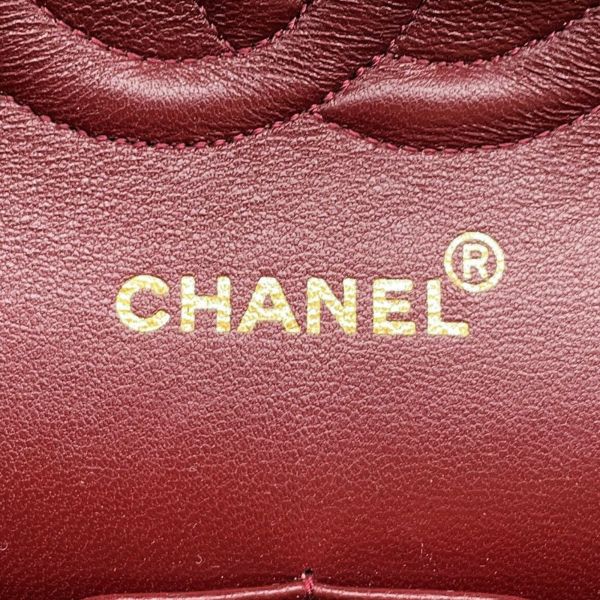 シャネル チェーンショルダーバッグ マトラッセ25 ココマーク ダブルチェーン コットンジャージー A01112  CHANEL バッグ
