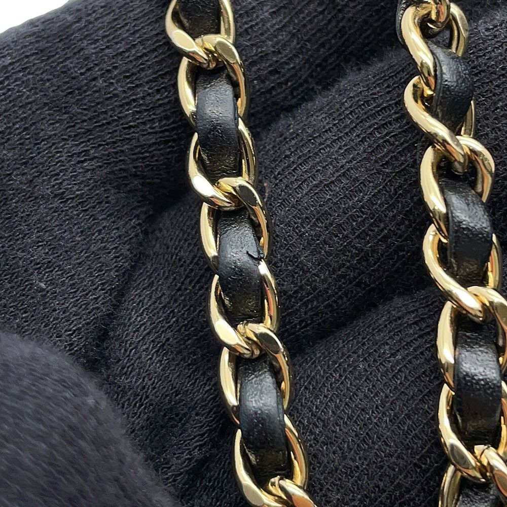 シャネル チェーンショルダーバッグ ココマーク マトラッセ バニティ パテント エナメル AP1616 CHANEL 黒