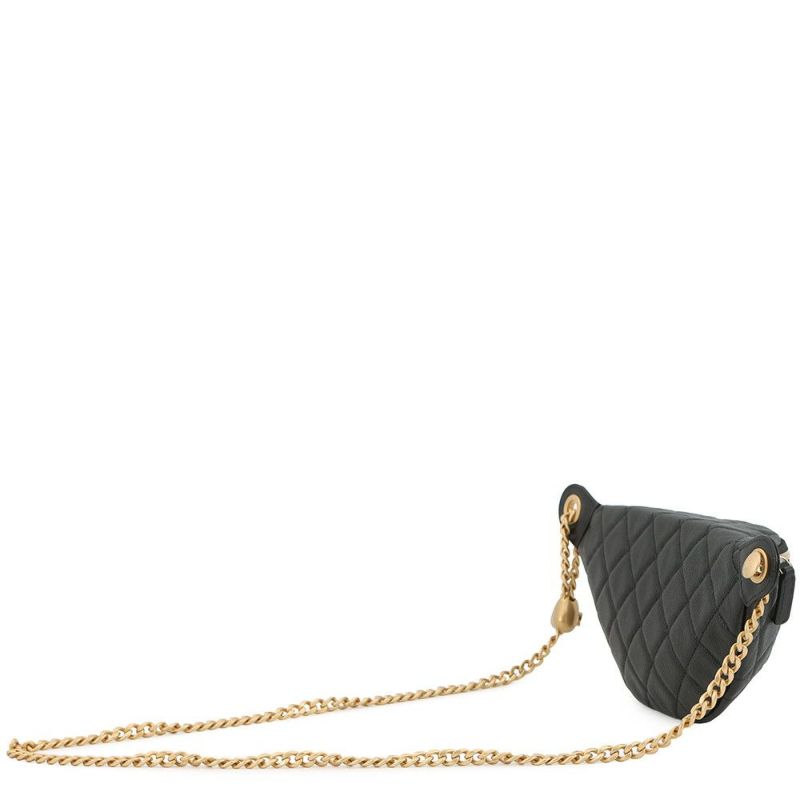 シャネル ボディバッグ ココマーク マトラッセ ハートチェーン キャビアスキン AP3761 CHANEL 黒 ショルダーバッグ