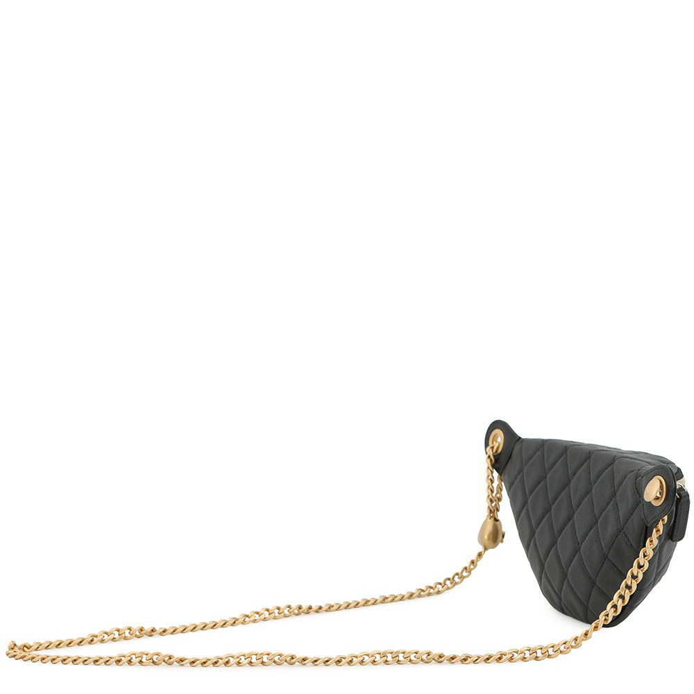 シャネル ボディバッグ ココマーク マトラッセ ハートチェーン キャビアスキン AP3761 CHANEL 黒 ショルダーバッグ