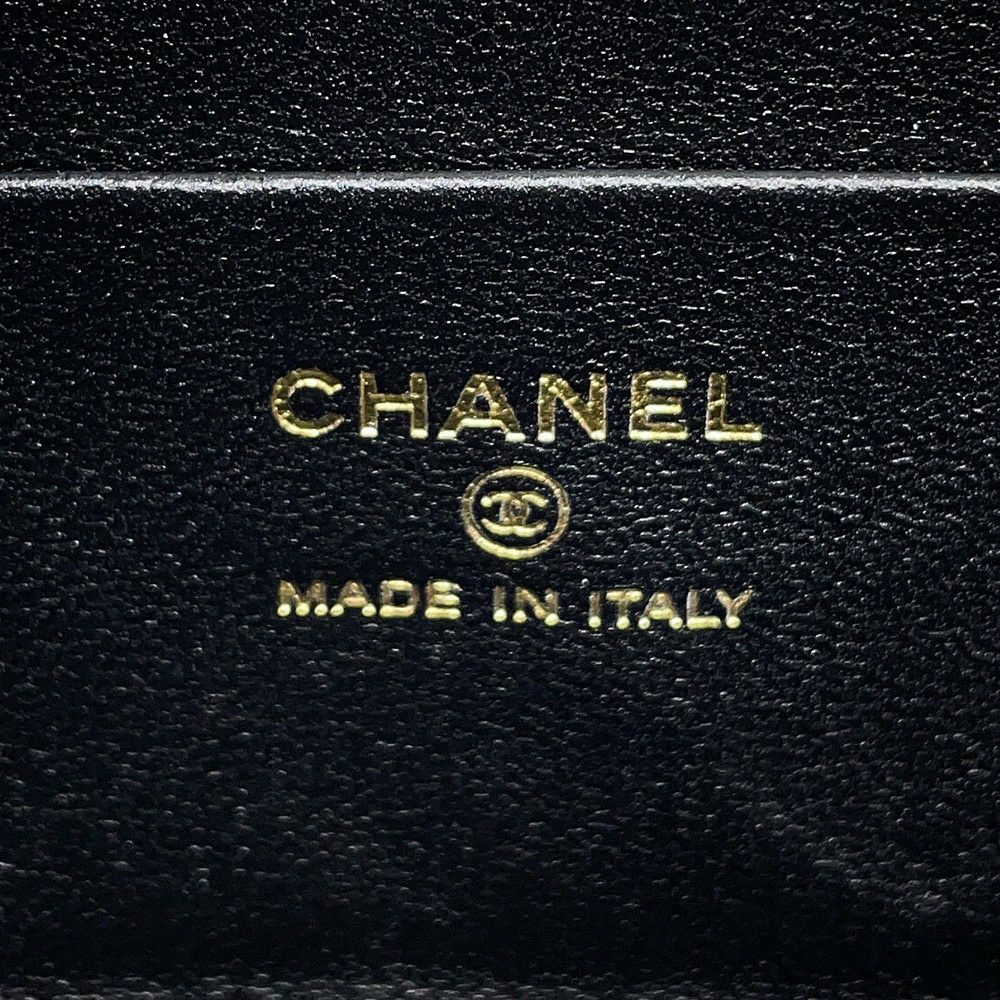 シャネル ボディバッグ ココマーク マトラッセ ハートチェーン キャビアスキン AP3761 CHANEL 黒 ショルダーバッグ