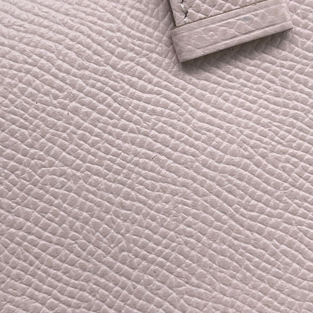エルメス 三つ折り財布 ベアンコンビネ ローズペール/シルバー金具 エプソン W刻印 財布