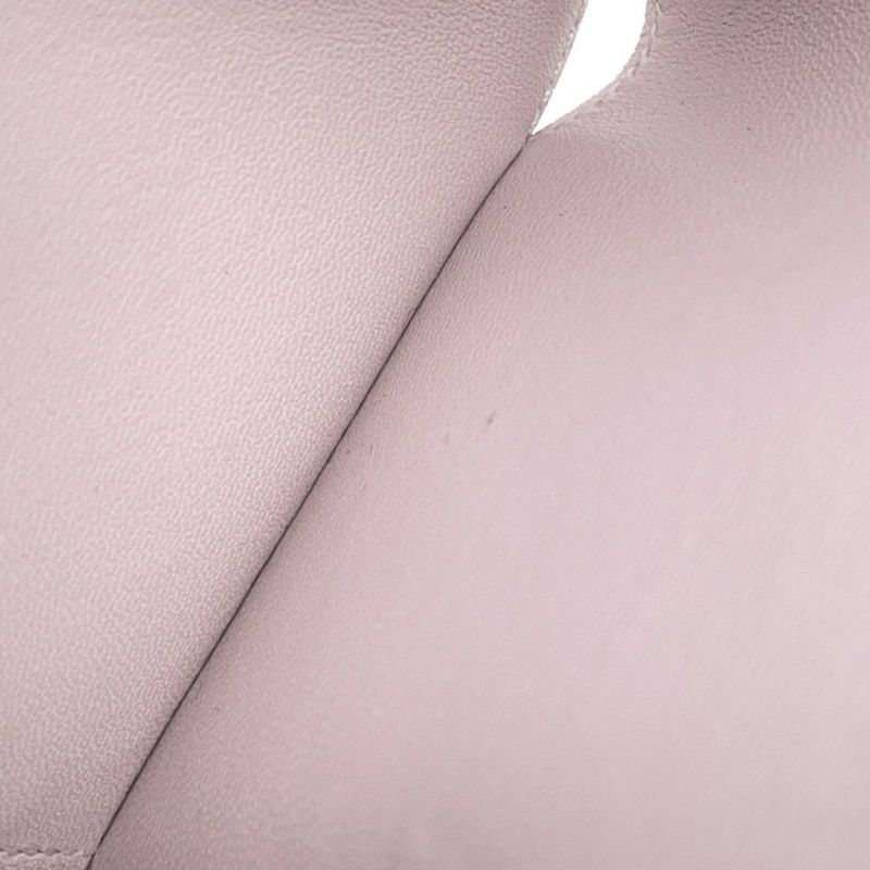 エルメス 三つ折り財布 ベアンコンビネ ローズペール/シルバー金具 エプソン W刻印 財布