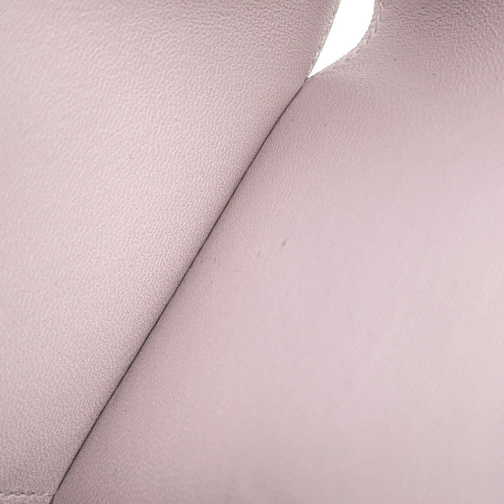 エルメス 三つ折り財布 ベアンコンビネ ローズペール/シルバー金具 エプソン W刻印 財布