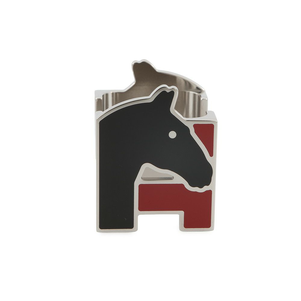 エルメス スカーフリング Hシュヴァル メタル HERMES スカーフアクセサリー
