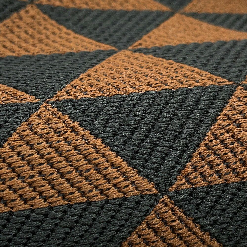 プラダ トートバッグ エンブロイダリー ロゴ キャンバス レザー 2VG106 PRADA 黒