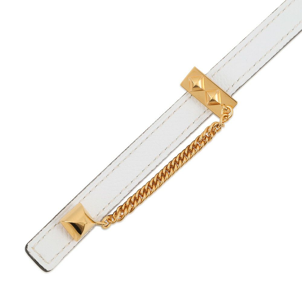 エルメス べルト ジョーヌプッサン/ホワイト/ゴールド金具 スイフト/エプソン Y刻印 サイズ70