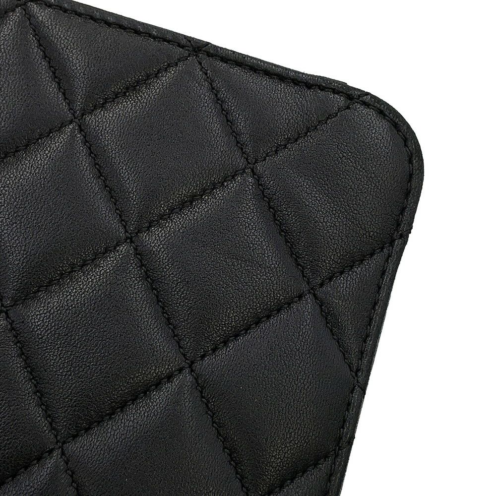 シャネル チェーンショルダーバッグ ココマーク ミニマトラッセ ラムスキン A03571 CHANEL 黒