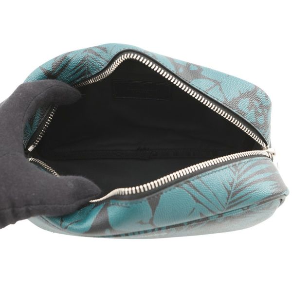 サンローランパリ ポーチ リーフモチーフ 650125 SAINT LAURENT PARIS 黒