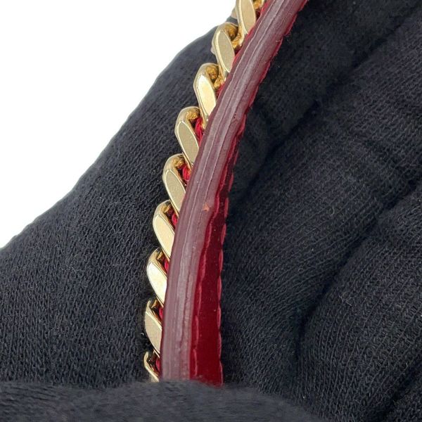 クリスチャン・ディオール ハンドバッグ カナージュ レディディオール ミニ パテント M0505OVRB 2way