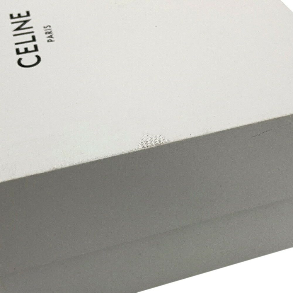 セリーヌ チェーンショルダーバッグ トリオンフ チェーンクラッチ 10E382CBX.01TA CELINE 白 ブラウン