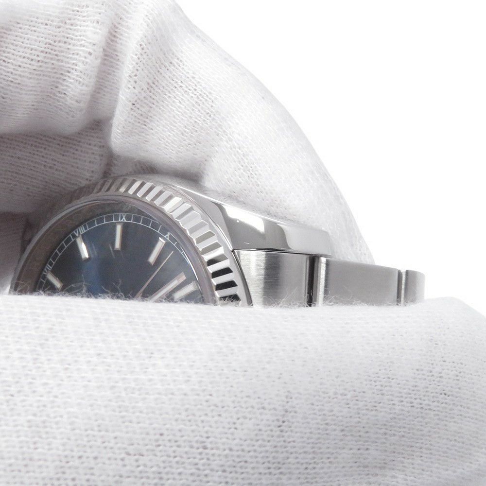 ロレックス デイトジャスト36 ランダムシリアル ルーレット SS/K18WG 116234 ROLEX 腕時計 ブルー文字盤