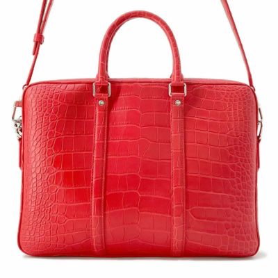 ルイヴィトン ビジネスバッグ アリゲーターマット ポルトドキュマン・ヴォワヤージュPM PDV LOUIS VUITTON 2WAYバッグ 安心保証