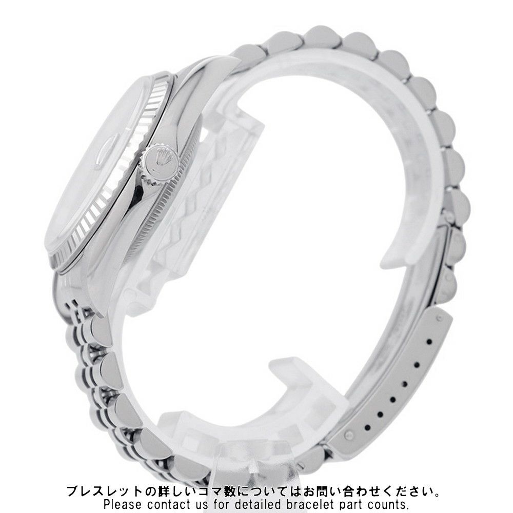ロレックス デイトジャスト S番 SS/K18ホワイトゴールド 16234 ROLEX 腕時計 グレーコンピューター文字盤