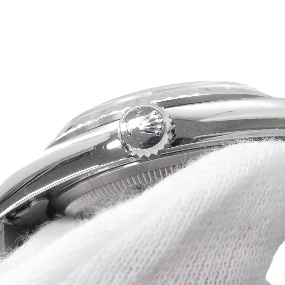 ロレックス デイトジャスト S番 SS/K18ホワイトゴールド 16234 ROLEX 腕時計 グレーコンピューター文字盤