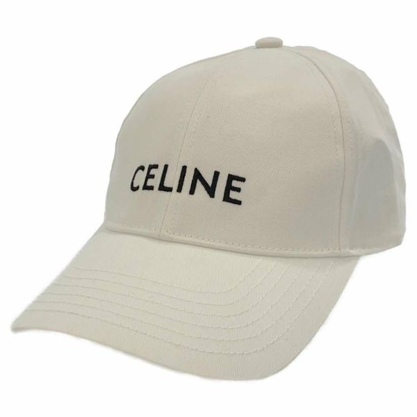 セリーヌ キャップ エンブロイダリー コットン サイズM CELINE 帽子