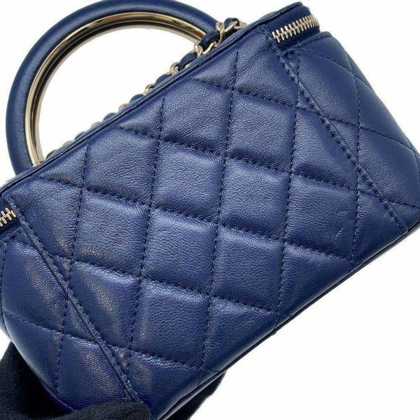 シャネル チェーンショルダーバッグ マトラッセ ココマーク バニティケース ラムスキン AP2846 CHANEL ヴァニティ