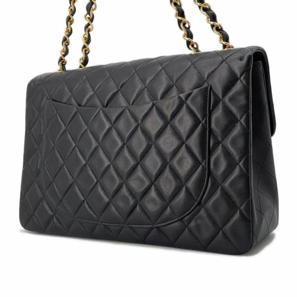 シャネル チェーンショルダーバッグ デカマトラッセ34 ココマーク ラムスキン A01094 CHANEL バッグ デカマト 黒