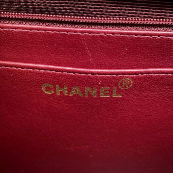 シャネル チェーンショルダーバッグ デカマトラッセ34 ココマーク ラムスキン A01094 CHANEL バッグ デカマト 黒