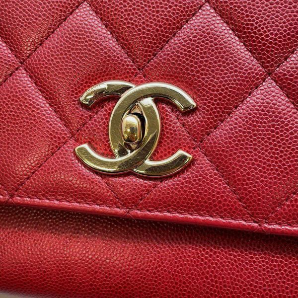 シャネル チェーンショルダーバッグ マトラッセ ココマーク ビジネスアフィニティ キャビアスキン A93608 CHANEL バッグ