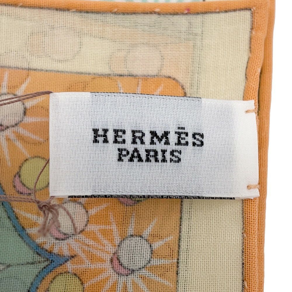 エルメス スカーフ カレ45 ガヴロッシュ エレクトリック コットン HERMES ハンカチ プチカレ 2023年