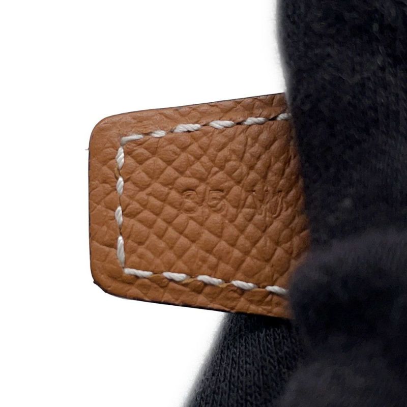 エルメス ベルト Hエマイユ・クール ブラック/ゴールド/ホワイト金具 スイフト/エプソン W刻印 サイズ85 黒 リバーシブル