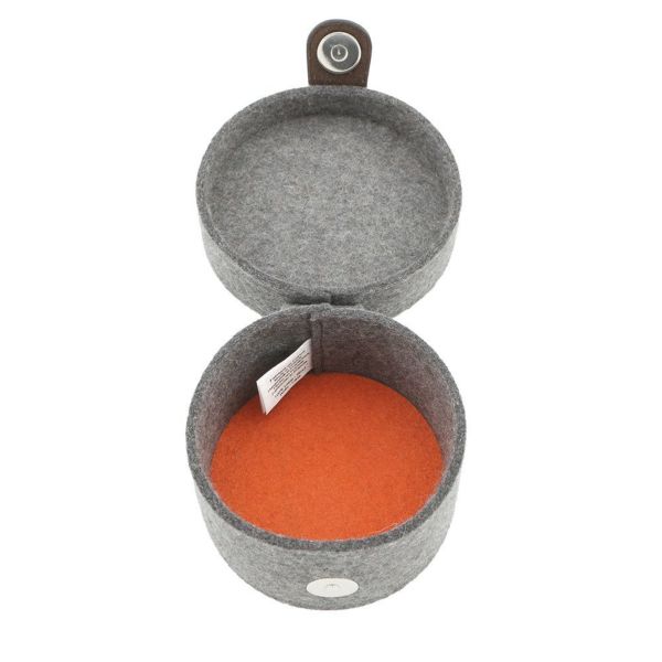 エルメス ボックス シュガーボックス フェルト HERMES 小物入れ