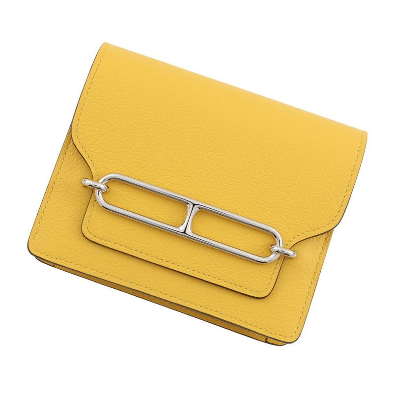 エルメス 財布 ロウリス ルリ スリム サン/シルバー金具 エバーカラー U刻印 HERMES 財布