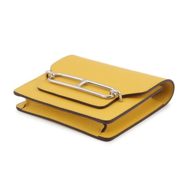 エルメス 財布 ロウリス ルリ スリム サン/シルバー金具 エバーカラー U刻印 HERMES 財布