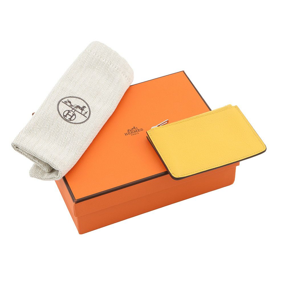 エルメス 財布 ロウリス ルリ スリム サン/シルバー金具 エバーカラー U刻印 HERMES 財布