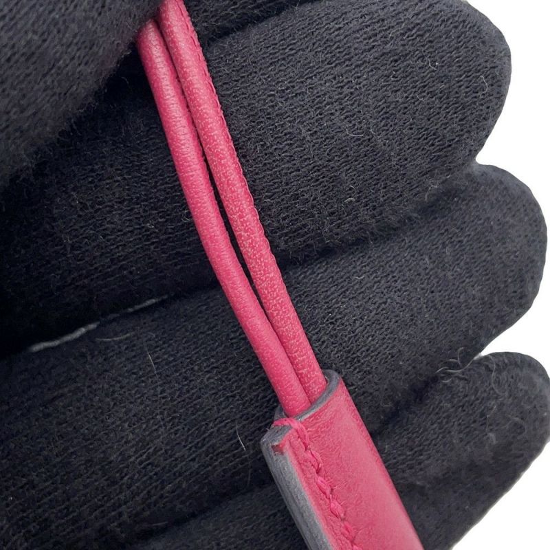 エルメス ネックレス エリタージュ エスケトル GM ピンク/ゴールド金具 HERMES アクセサリー