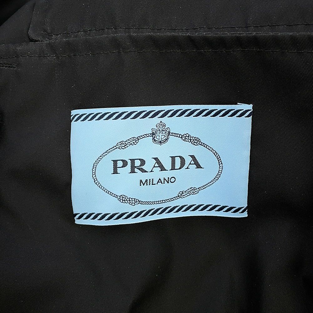 プラダ ジャケット Re-Nylon クロップド ジャケット レディースサイズ36 29X900 PRADA アウター 黒