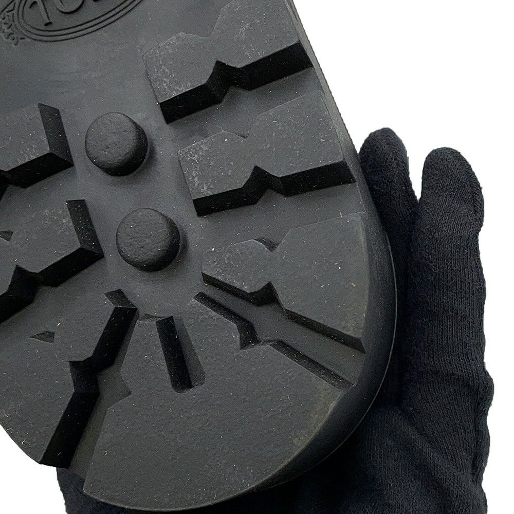 トッズ ブーツ ロゴ コンバット ブーツ レディースサイズ39 XXW08J0EY53RBTB999 TOD'S 靴 黒