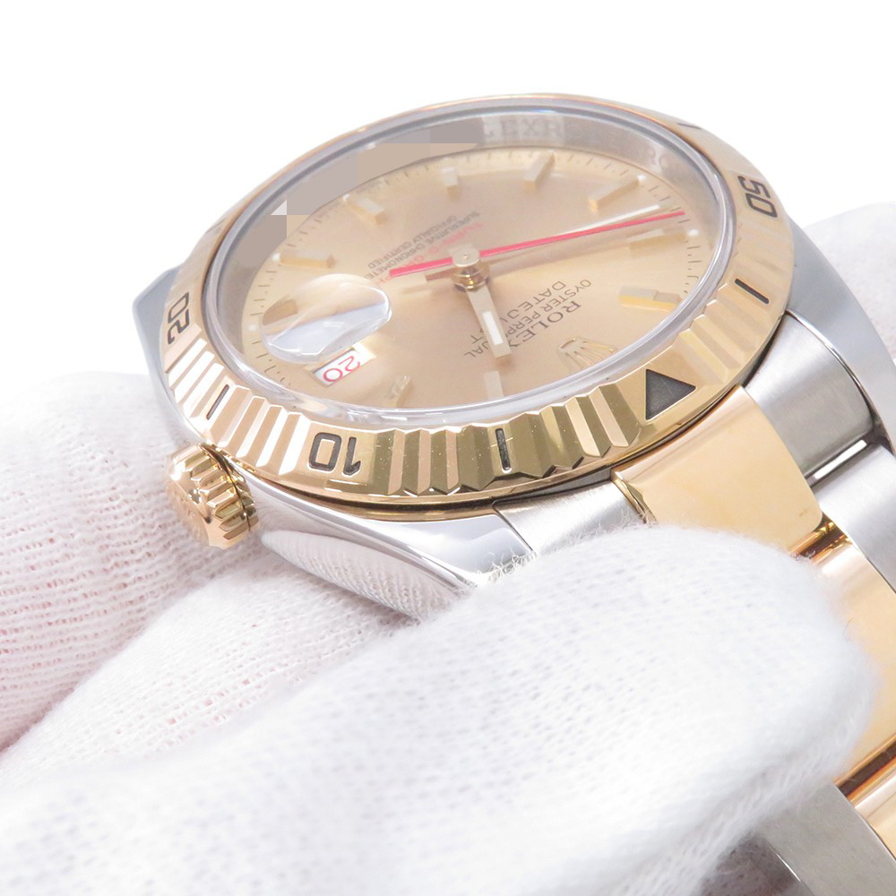 ロレックス デイトジャスト ターノグラフ D番 116263 ROLEX 腕時計 シャンパン文字盤
