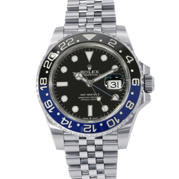 ロレックス GMTマスター2 デイト ランダムシリアル ルーレット 126710BLNR ROLEX 腕時計 黒文字盤
