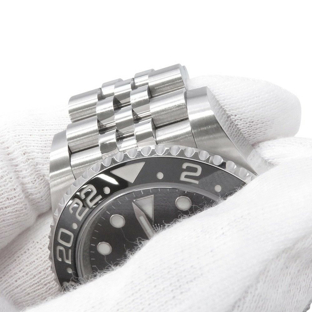 ロレックス GMTマスター2 デイト ランダムシリアル ルーレット 126710BLNR ROLEX 腕時計 黒文字盤