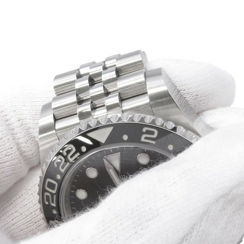 ロレックス GMTマスター2 デイト ランダムシリアル ルーレット 126710BLNR ROLEX 腕時計 黒文字盤