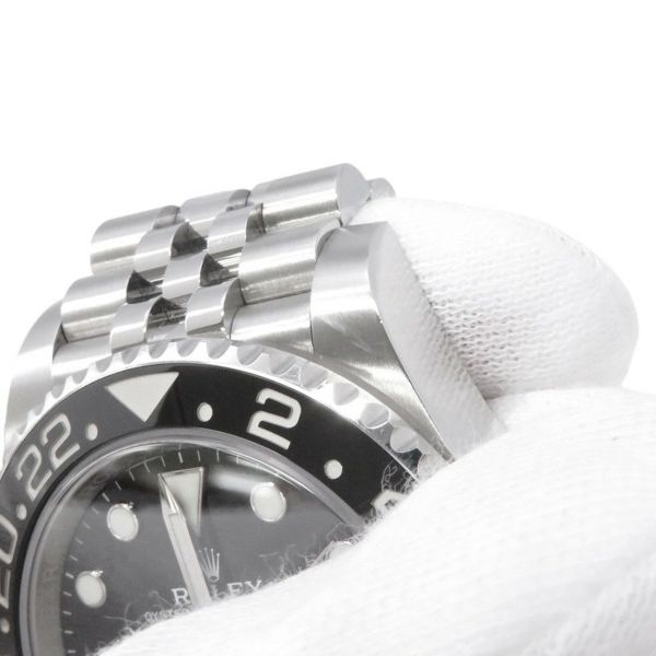 ロレックス GMTマスター2 デイト ランダムシリアル ルーレット 126710BLNR ROLEX 腕時計 黒文字盤