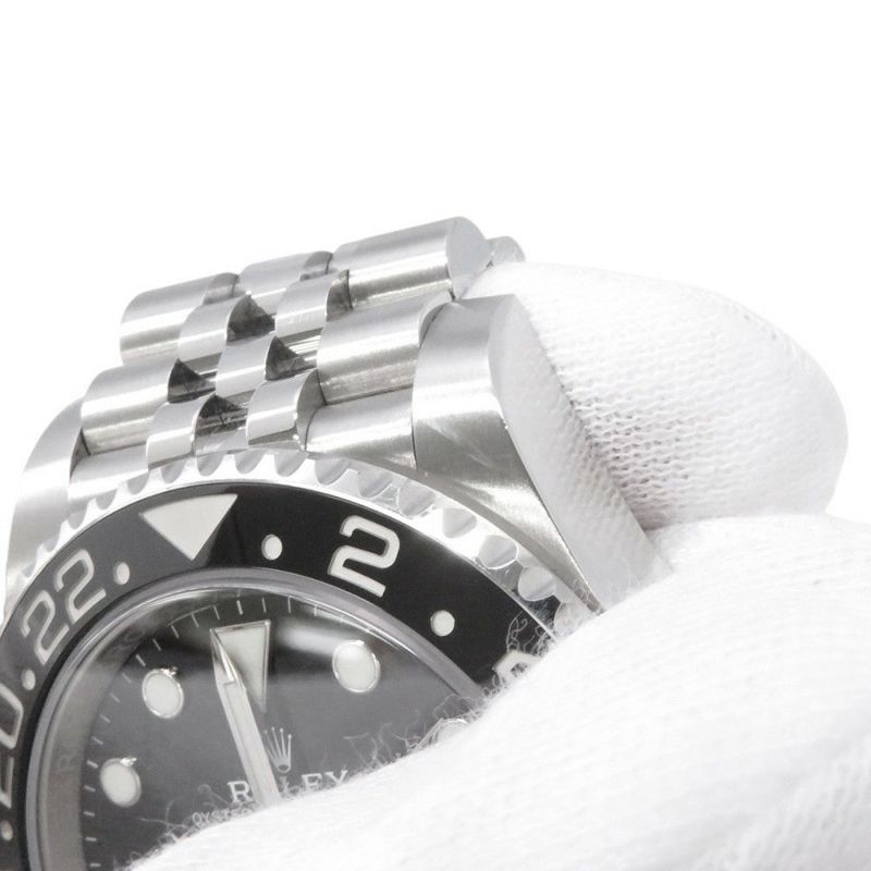 ロレックス GMTマスター2 デイト ランダムシリアル ルーレット 126710BLNR ROLEX 腕時計 黒文字盤