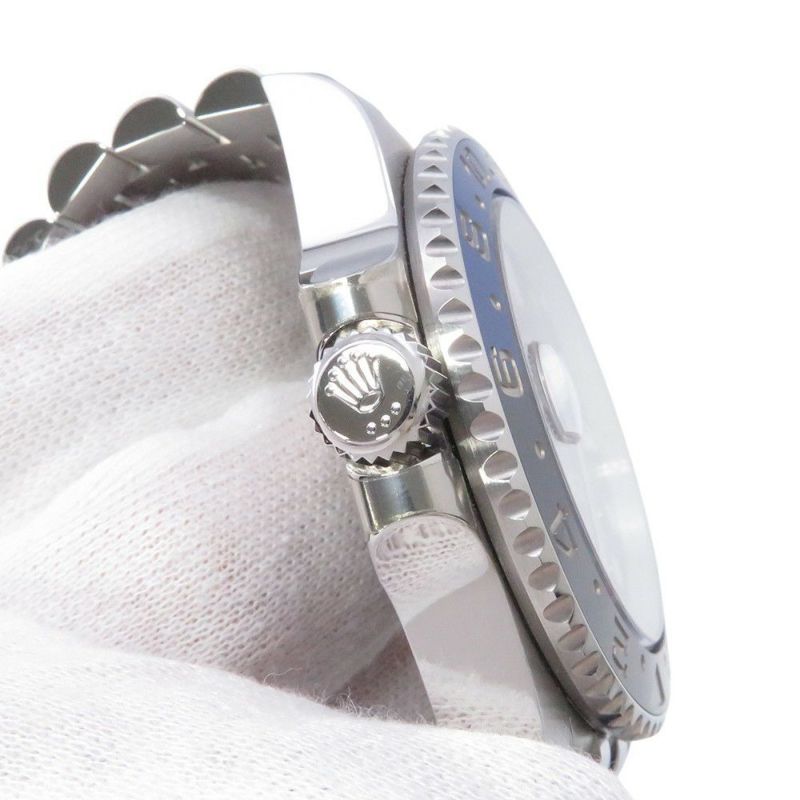 ロレックス GMTマスター2 デイト ランダムシリアル ルーレット 126710BLNR ROLEX 腕時計 黒文字盤