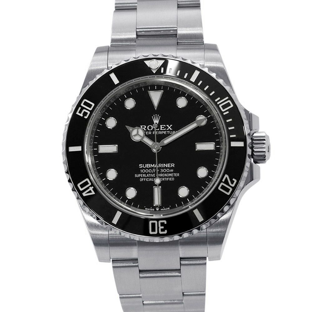 ロレックス サブマリーナ ノンデイト ランダムシリアル ルーレット 124060 ROLEX 腕時計 ウォッチ 黒文字盤