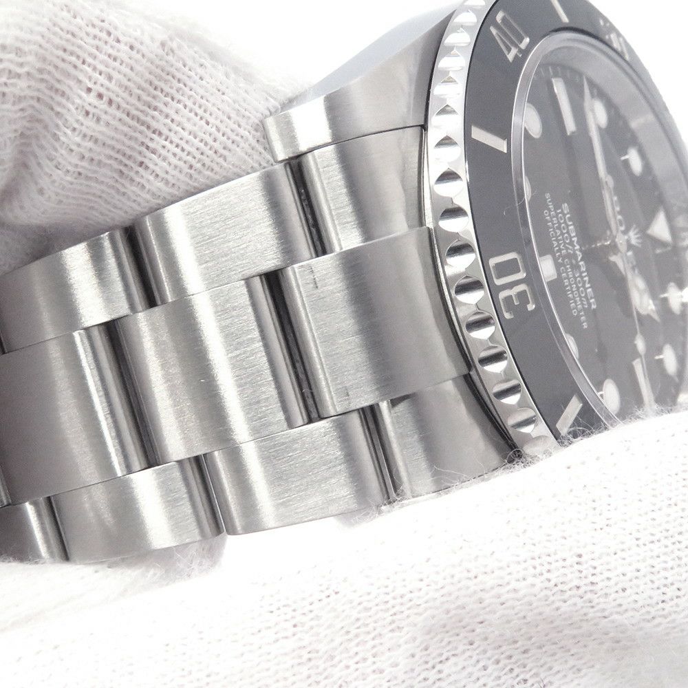 ロレックス サブマリーナ ノンデイト ランダムシリアル ルーレット 124060 ROLEX 腕時計 ウォッチ 黒文字盤