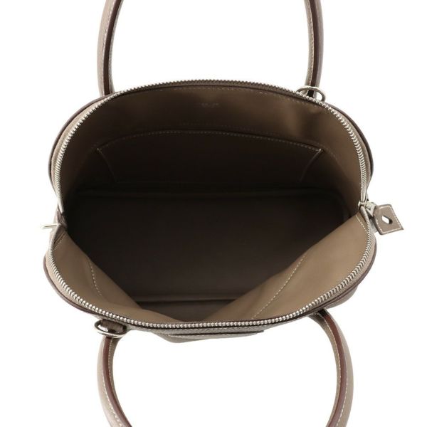 エルメス ハンドバッグ ボリード31 エトゥープ/シルバー金具 トリヨンクレマンス C刻印 2wayショルダー