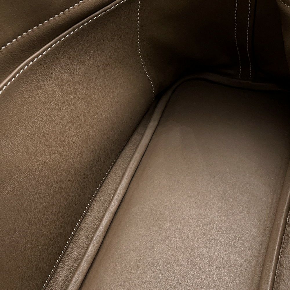 エルメス ハンドバッグ ボリード31 エトゥープ/シルバー金具 トリヨンクレマンス C刻印 2wayショルダー