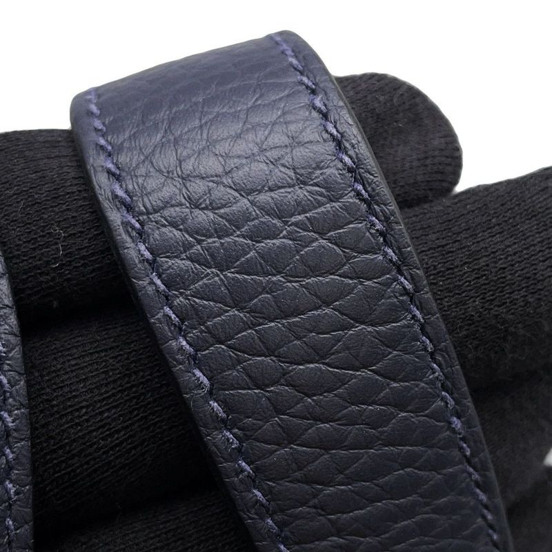 エルメス ハンドバッグ ピコタンロックPM ブルーニュイ/シルバー金具 トリヨンクレマンス K刻印