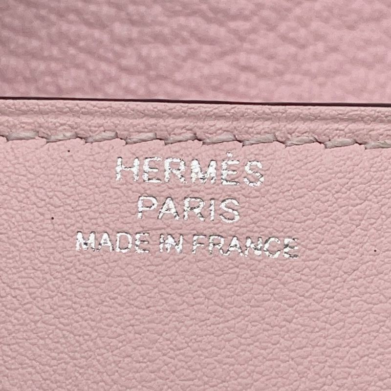 エルメス コインケース グレナン コンパクト ウォレット ローズサクラ/シルバー金具 スイフト K刻印