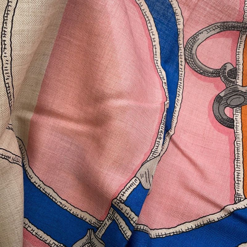 エルメス ストール カレ140 カレジェアン 帝王学 L'INSTRUCTION DUROY  HERMES 2023年秋冬