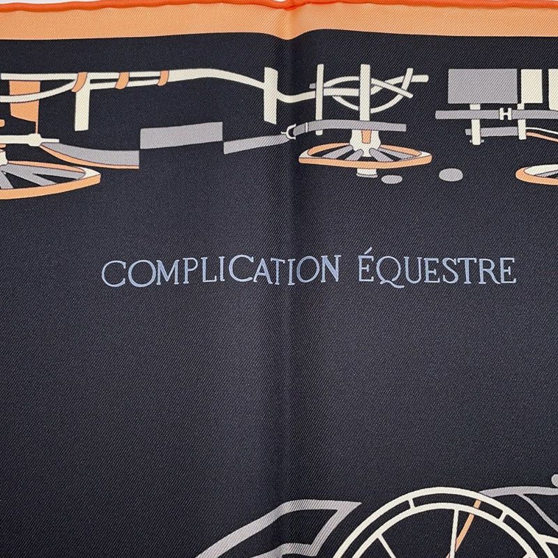 エルメス スカーフ カレ90 コンプリケーション・エケストル Complication Equestre HERMES シルク 2024秋冬